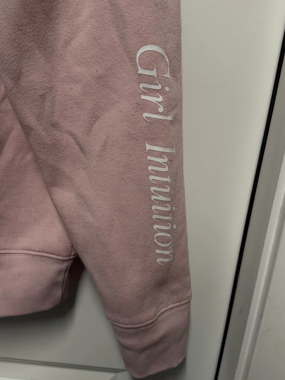 Wild Fable Girl Intuition Pink Oversized Hoodie Women’s Large - Picture 2 of 5